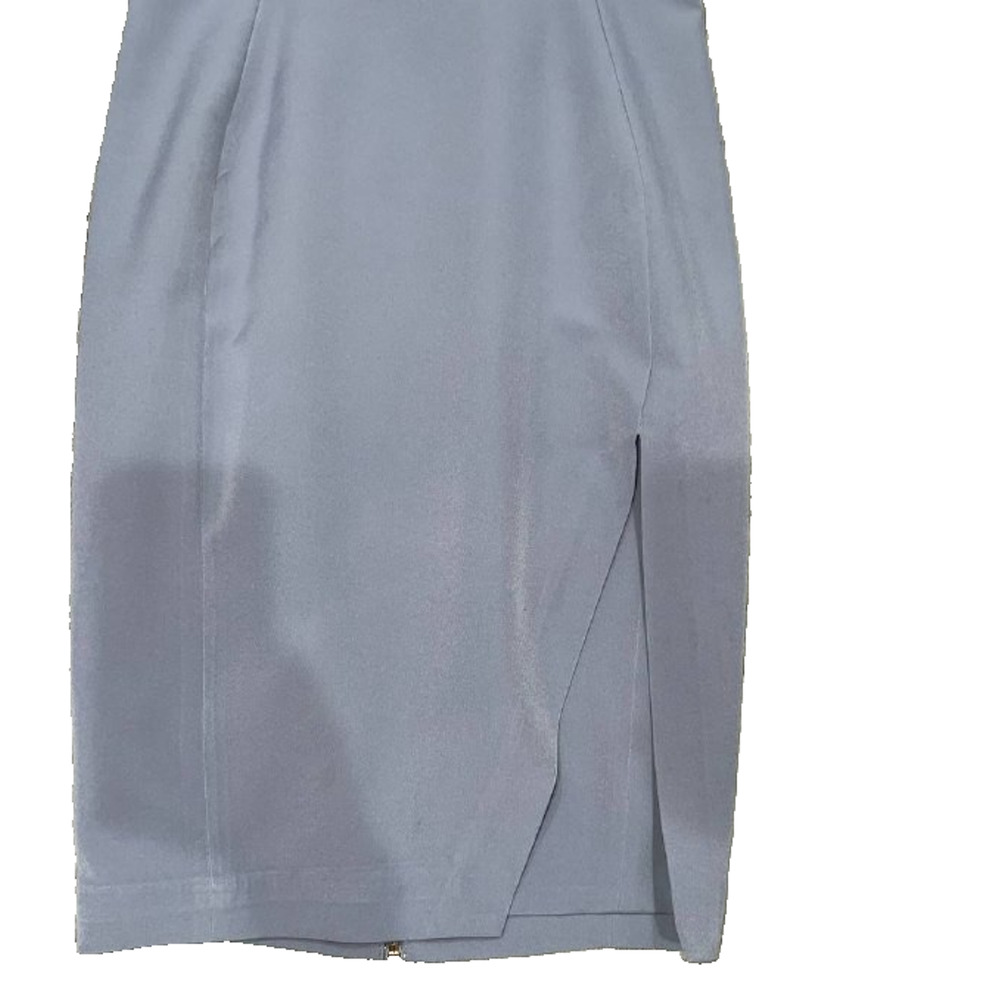 Revolve HOUSE of CB LONDON preppy Y2K babydoll Dove grey dress Small A006131 - Picture 6 of 12